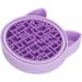 Makeup Brush Cleaning Bowl Skin-Friendly Makeup Brush Cleaning Mat Cat Shape Remove Dirt for Daily Use (Purple) - Buy Online on GoSupps.com