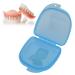 Orthodontic Retainer Case Professional Travel Portable Mouth Guard Container Retainer Box for Men Women(Blue)
