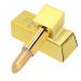 Shimmery Metallic Glitter Lipstick - Waterproof & Long Lasting Gold Bar Design | 3.5G Sparkle Lip Makeup - Buy Online on GoSupps.com