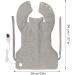 Heating Cushion Plush for Neck Shoulders & Back - Soft 6-Speed Electric Neck Wrap Scarf (37x22 inches) - Silver/Gray - International Shipping - Buy Online on GoSupps.com