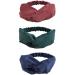 15PCS Solid Color Women Twisted Headbands - Vintage Suede Criss Cross Elastic Hair Bands for Girls & Women - Buy Online on GoSupps.com