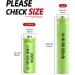 JINTION NIMH 2/3AAA Rechargeable Batteries 1.2V 400mAh - 5 Pack | Eco-Friendly Button Top Rechargeable Battery for International Shipping - Buy Online on GoSupps.com