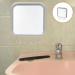 Zerodeko Shower Mirror - Fogless Travel Shaving Mirror with Suction Hook Holder - Buy Online on GoSupps.com