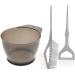 MILISTEN Hair Dye Kit 3pcs Hair Color Set Hair Hair Dye Brush and Bowl Hair Bleach Hair Coloring Kit Bleach for Hair Home Tool Kit Hair Highlighting Kit Comb Plastic Baking Oil Toolkit