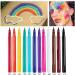 HADAVAKA 12 Colors Colored Eyeliner Long Lasting Bright Pigmented Glitter Colorful Eye Pencil Matte Soft Hyper Sharp Point Brush Eye Pencil for Women and Girls - Buy Online on GoSupps.com