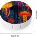 Jellies on Blue Round Case For Contact Lens Kit Storage Box with Mirror Printed - Buy Online on GoSupps.com