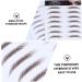 Gogogmee 5pcs Eyebrow Stickers Brow Grooming Shaping Sticker Artificial Eyebrow 6d Transfer Stickers Hair 21x15cm Brown - Buy Online on GoSupps.com