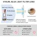 EYEURL Blue Light Blocking Glasses for Women - 2 Pairs Anti-Blue Glare Computer Eyeglasses Red+Purple - Lightweight & Quality Design - Buy Online on GoSupps.com