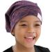 ELIHAIR Satin Bonnet Beanie Sleep Cap for Women and Girls - Adjustable, Soft Slouchy Hat for Frizzy Hair - Rose Violet/Grey Pale - 2 Kids Sizes - Buy Online on GoSupps.com