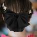 Minkissy Women Hair Clips Black Elastic Bowknot Snood Net Barrette Large Bow Hair Net Bow Knot Hair Clip Bun Cover Hairpin for Lady Women Ribbon Bow Hair Decoration Black Girl Hair Accessories - Buy Online on GoSupps.com