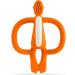 Matchstick Monkey Original Teether & Gel Applicator | BPA Free Silicone | Easy Grip | Orange Monkey | 10.5 cm | 3 Months+ | 1 Teether - Buy Online on GoSupps.com