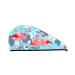 Floral with Flamingo Watercolor Microfiber Hair Towel Soft Super Absorbent Hair Towel Wrap for Women Coral Velvet Quick Dry Hair Cap for Long Curly and Thick Hair