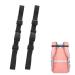 Adjustable chest strap backpack 2 pcs chest strap for school bags quick lock backpack belt backpack strap nylon chest strap with buckle heavy duty shoulder straps for backpack school bags hike black