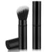 Retractable Makeup Brush Kabuki Brush Travel Angled Blush Brush with Cover for Foundation Powder Bronzer Sunscreen Buffing Highlighter Eco Friendly and Portable Cosmetics Brush