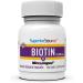 Superior Source Biotin 10000 mcg Sublingual Tablets - 60 Count | Healthy Hair Skin Nail Growth | Energy Metabolism Support | Non-GMO - Buy Online on GoSupps.com