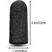 RIVIEVAL 12 Pcs Reusable Finger Cots - Non Slip Thumb Protector for Cut Resistant Kitchen Work - Black - Buy Online on GoSupps.com