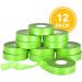 AdirPro 12 Pack Fluorescent Lime Flagging Tape - 150 Feet - Bright Neon Marking Tape for Home & Workplace - Buy Online on GoSupps.com