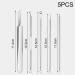 5-Piece Blackhead Remover Set | High-Quality Stainless Steel Comedone Extractors | Pore Cleaner Tools for Facial Care - Buy Online on GoSupps.com