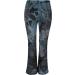 Floral Print Flare Jeans for Women | Curvy Fit Bootcut | High Waist Y2K Denim Pants | Blue | 4X-Large - Buy Online on GoSupps.com