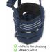 AMKA Adjustable Muzzle for Horses - Feeding Stop with Rubber Insert | Dark Blue | Sizes Available - Buy Online on GoSupps.com