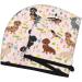 Dog Flower Coral Velvet Dry Hair Cap | Unisex Wet Towel Wrap for Home Pool Party & Beach Ultimate Hair Care Accessory - Buy Online on GoSupps.com