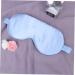 Silk Sleep Eye Mask | Adjustable Comfortable Blindfold for Sleeping & Travel | Blue | 1 Count - Buy Online on GoSupps.com