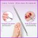 Gel Nail Polish Remover Clips Set with Nail Wipes, Cuticle Kit, Nail Brush, and Files - 10pcs Purple Kit for Easy and Efficient Nail Polish Removal - Buy Online on GoSupps.com