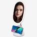 WILIT Vanity Mirror with Lights  LED Lighted Makeup Mirror with Magnifying Mirror 8.27 Inch 72 Premium LED Brightness Dimmable Lighting Cosmetic Mirror with Wireless Charger