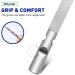 Stainless Steel Nail File Double-Sided Nail File Metal Nail File Reusable Natural Nail Art File Nail Art Tool Home Salon or Travel Mini Nail File Suitable for Both Men and Women - Buy Online on GoSupps.com