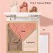 Karlor 3-in-1 Contour Palette | Highlighter Blush & Bronzer - Makeup Contouring Powder with 2 Brushes International Shipping Available - Buy Online on GoSupps.com