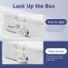 Denture Bath Case with Mirror & Cleaning Brush - Travel-Friendly Denture Cleaner for Retainers, Mouthguards, False Teeth - Household & Office Use - Buy Online on GoSupps.com