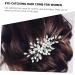 Didiseaon Bridal Headwear Hair Side Combs Elegant Bridal Headpiece Hair Wedding Decor Hairpin Decor Hair Comb Hair Clips Bridal Pearl Hair Pin Grace Crystal Miss White Hair Piece - Buy Online on GoSupps.com