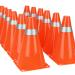 Kiddie Play 7" Traffic Cones for Sport Training Soccer Cones (12 Pack) orange