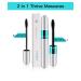 Mirora 2-in-1 Waterproof Mascara for Natural Lengthening and Thickening - 4D Silk Fiber Formula for 5x Longer Lashes - Won't Clump, Lasts All Day - Dark Cyan (1 Pack) - Buy Online on GoSupps.com