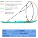 SPYMINNPOO 42 Foldable Kayak Sail Kit - Easy Setup & Portable | Downwind Wind Sail for Kayak, Paddle Board & Canoe - Bright Orange - Buy Online on GoSupps.com