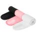 frcolor Spa Hairband Make Up Head Terry Fabric Hairband Stretch Yoga Sport Towel Headband 3 PIECES (White Black Pink)