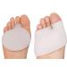 4 Piece - Half Toe Bunion Sleeve and Metatarsal Pad Set - Dr. Feel Good Feet - Rapid Pain Relief for Ball of Foot Cushions - Prevent Calluses - Blisters - Men and Women