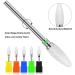 Piashow Improved Version 5-Piece Ceramic Nail Drill Bit Set Professional Nail Cutter Attachments Home Use Nail Cutter Bits for Gel Nails Manicure Pedicure Cuticles (3/32 Inches) Stil 1 - Buy Online on GoSupps.com