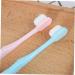 Gatuida Natural Manual Toothbrush Set - 2 Pcs Travel-Friendly Household Dental Floss Brushes - Buy Online on GoSupps.com
