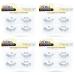 Andrea Two of a Kind False Lashes 53 Black 4 Pack 2 Pair (Pack of 4) Style 53