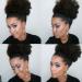 Shop Synthetic Curly Art Hair Clip - Short Afro Puff Extensions | African-American Style Wig - Buy Online on GoSupps.com