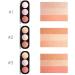 Highlighter Palette FOCALLURE 3 Colors Blusher Highlighter Palette Face Natural Contour Cheek Blush Complexion Highlight Brightening Palette Makeup Beauty Cosmetics1 - Buy Online on GoSupps.com