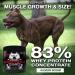 Premium Protein Supplement for Dogs - Muscle Growth & Recovery for Bull Breeds (180 Servings - Buy Online on GoSupps.com