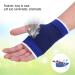 Wrist Brace for Sports - Elasticated Palm Guards for Gym Basketball & Football - 1 Pair (Blue) - International Shipping - Buy Online on GoSupps.com