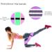 Buy Workout Bands | Sports-Fitness Resistance Loops | Set of 3 Anti-Slip Elastic Bands for Home Gym - International Shipping Available - Buy Online on GoSupps.com