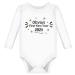 My First New Year Baby Outfit Personalised Baby Grows Vest Boy Girl Newborn Unisex Babies Clothes For Boys Girls Vests Gender Neutral Gifts 6-9 Months LONG SLEEVE