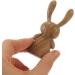 Shop Minkissy Natural Rabbit Shape Sandalwood Gua Sha Massage Tools for Eyes & Face - Enhancing Beauty & Relaxation - Buy Online on GoSupps.com