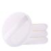 Powder Puff for Body Powder, Ultra Soft Large Velour Body Loose Powder Puff, 4.13 inch, White, Round