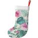 Ffexs Strawberry Velvet Christmas Socks | Festive New Year Socks - One Size with Palm Leaf Design - Buy Online on GoSupps.com