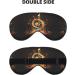 Unisex Music Symbol Print Eye Mask | Soft Comfort Sleep Eye Shade for Travel & Yoga - Buy Online on GoSupps.com